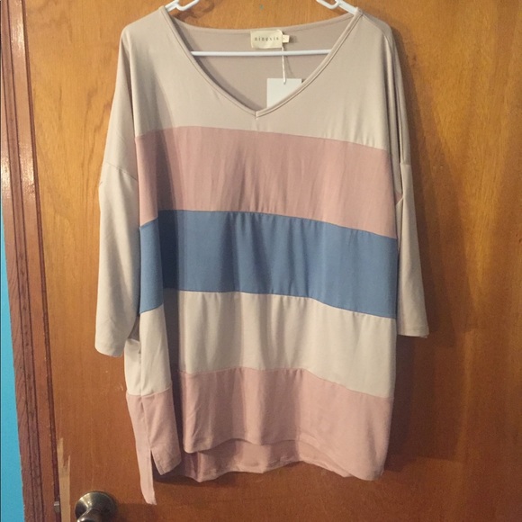Ninexis Tops - Striped Casual Top